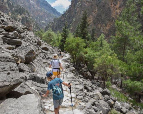 Will We Get Out in Time??! Hiking the Samaria Gorge