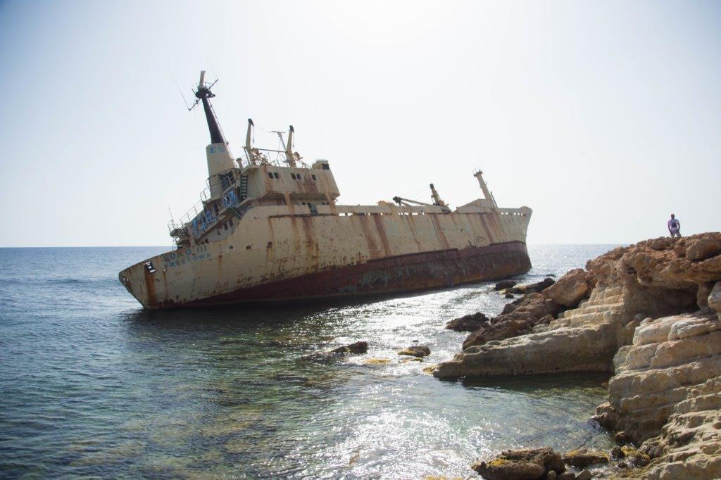 Paphos sea caves