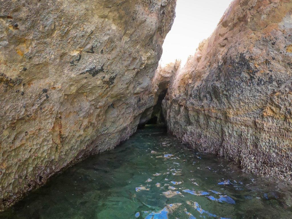 Paphos sea caves
