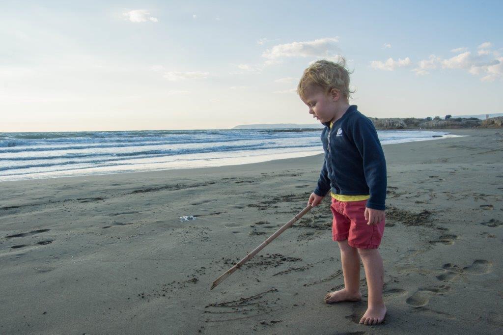 child beach Akrotiri Cyprus