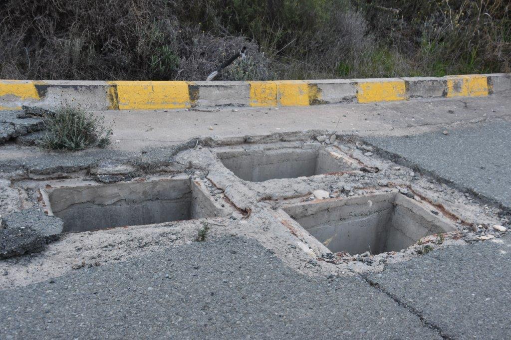 open manholes