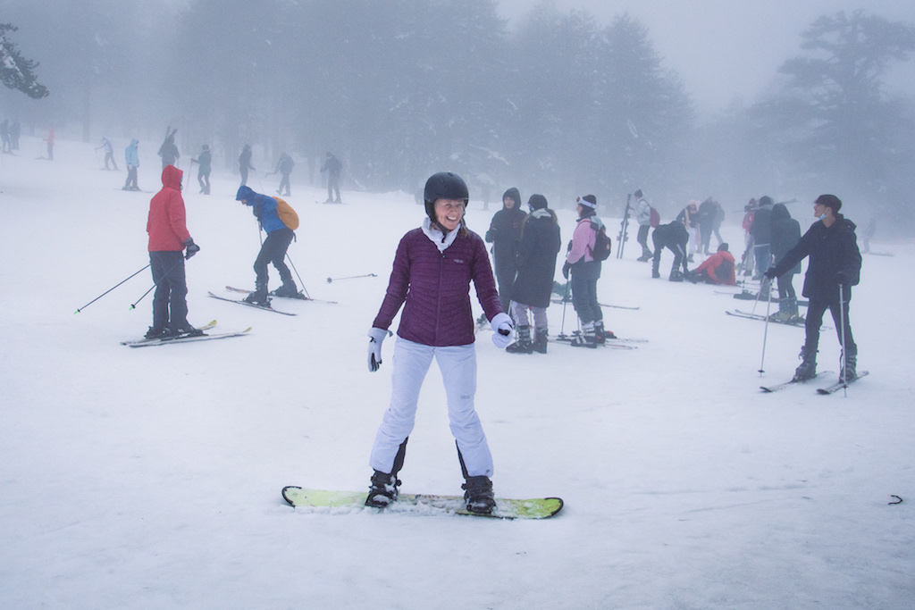 Troodos winter skiing