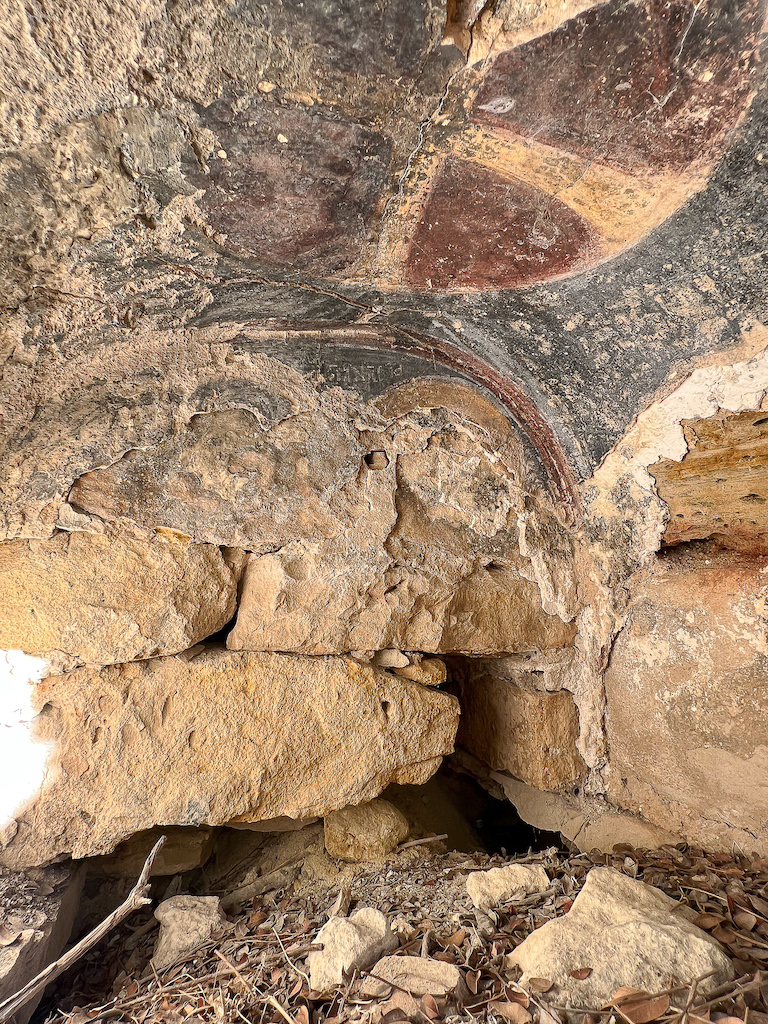Ancient fresco Cyprus