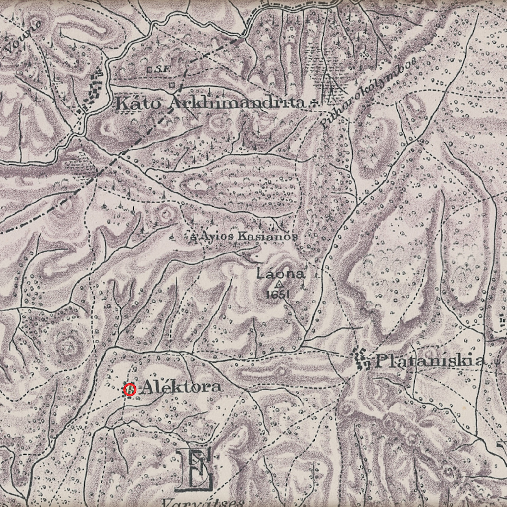 old map of Cyprus